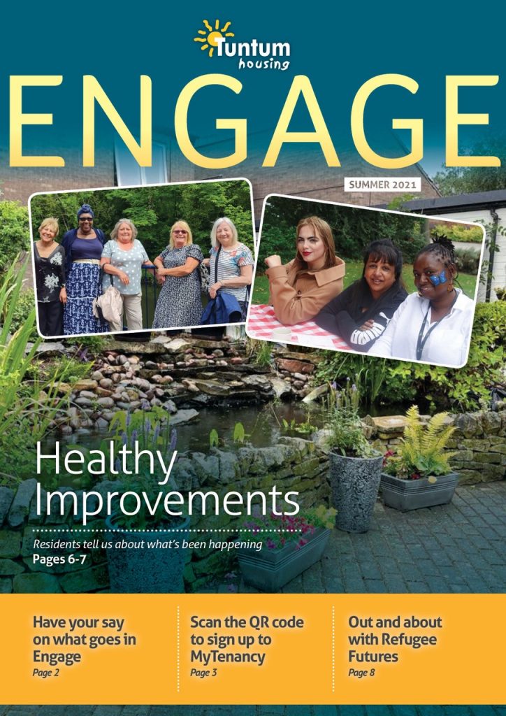 Tenant newsletter Engage Summer 2021 front cover