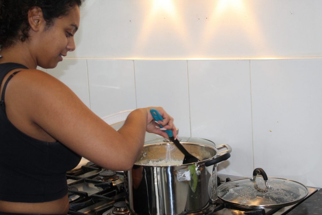 Cooking workshop at 100 Derby Road