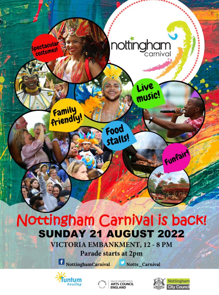 2022 Nottingham Carnival is back! Tuntum Housing Association