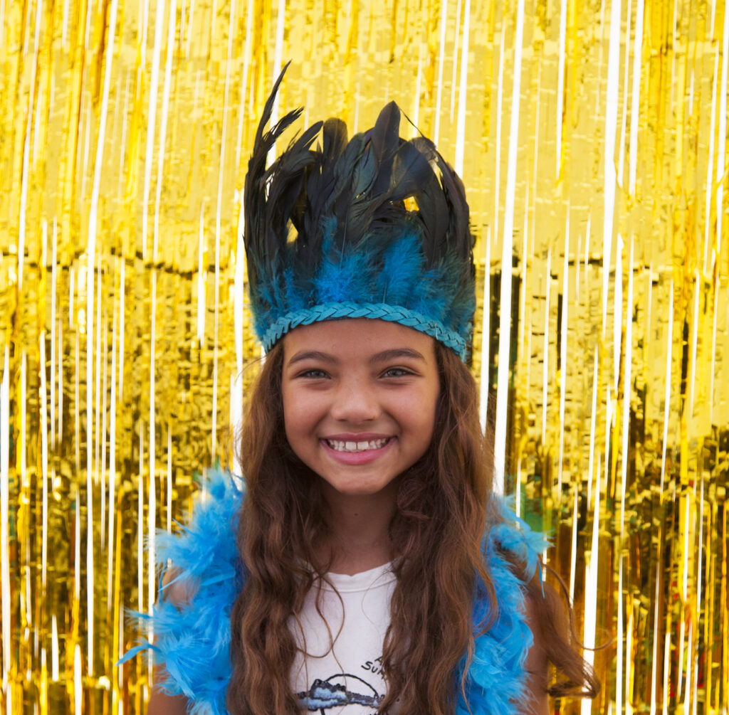 Child in Tuntum's Kids Zone at Nottingham Carnival