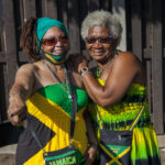 Residents celebrating Jamaican Independence Day